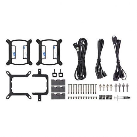 Thermaltake TH360 V2 Ultra ARGB Sync - Processor cooler - with LCD display - (for: LGA1156, AM2, AM2+, AM3, LGA1155, AM3+, LGA2011, FM1, FM2, LGA1150, LGA2011-3, LGA1151, AM4, LGA2066, LGA1200, LGA1700, AM5) - copper - 120 mm - black - 3