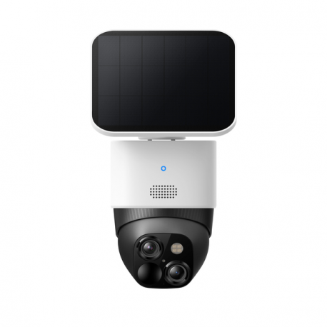 Eufy SoloCam S340 - Network surveillance camera - pan / tilt - turret - weatherproof - colour (Day&Night) - 3K - audio - wireless - Wi-Fi - with Solar Panel - 6