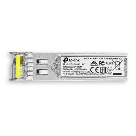 TP-Link TL-SM321A-2 V1 - SFP (mini-GBIC) transceiver module - 1GbE - 1000Base-BX - LC / UPC single-mode - up to 2 km - 1310 (RX) / 1550 (TX) nm - 3