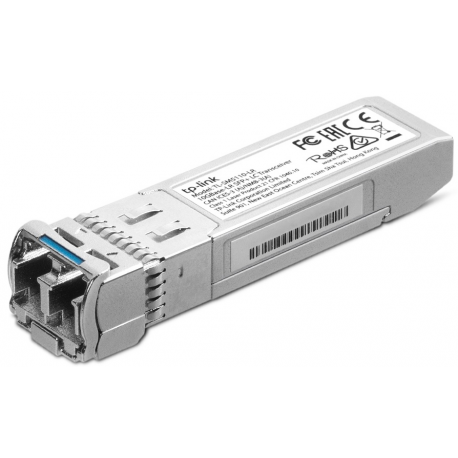TP-Link TL-SM5110-LR V1 - SFP+ transceiver module - 10GbE - 10GBase-LR - LC single-mode - up to 10 km - 1310 nm - for JetStream TL-SG3428X, TL-SG3428XMP, TL-SG3452XP V1 - 0