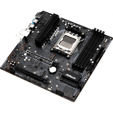 ASRock B650M PG Lightning - Motherboard - micro ATX - Socket AM5 - AMD B650 Chipset - USB 3.2 Gen 1, USB 3.2 Gen 2, USB-C 3.2 Gen2, USB-C 3.2 Gen 1 - 2.5 Gigabit LAN - onboard graphics (CPU required) - HD Audio (8-channel) - 2
