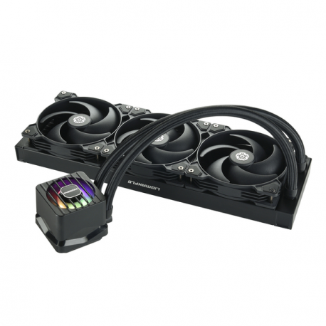 Enermax LIQMAXFLO SR ELC-LMF360-SF - Processor liquid cooling system - ARGB  - Radiator Size:  360 mm - (for: LGA1366, LGA2011, LGA2011-3 (Square ILM), AM4, LGA2066, LGA1200, LGA1700, AM5, LGA115x Socket) - copper - 120 mm - 4