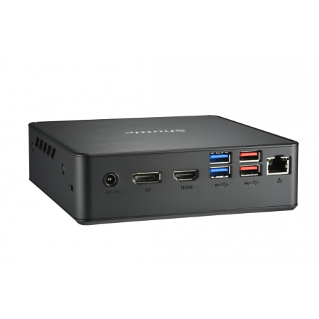 Shuttle XPC nano NC40U5 - Barebone - mini PC - 1 x Core i5 1235U  /  1.3 GHz - RAM 0 GB - UHD Graphics 620 - 1GbE - black - 5