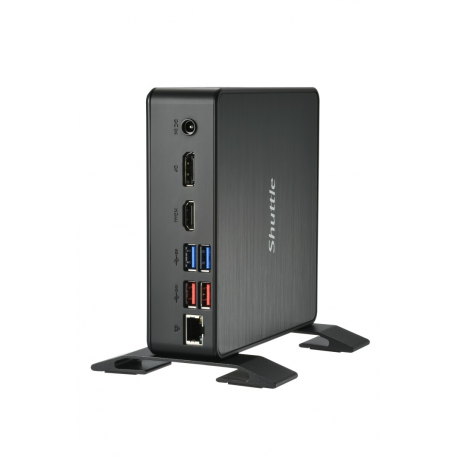 Shuttle XPC nano NC40U5 - Barebone - mini PC - 1 x Core i5 1235U  /  1.3 GHz - RAM 0 GB - UHD Graphics 620 - 1GbE - black - 12