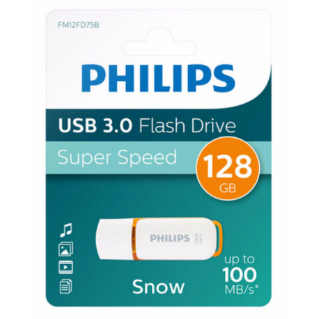 Philips FM12FD75B Snow edition 3.0 - USB flash drive - 12 GB - USB 3.0 - snow white - 1