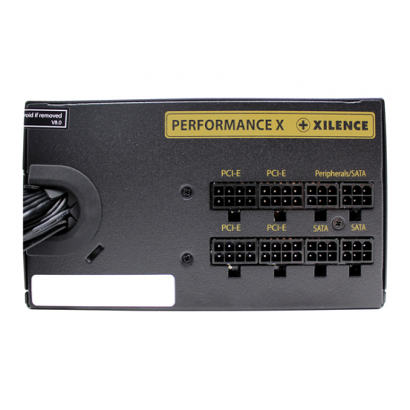 Xilence Performance X+ Series XP750MR9.2 - Power supply (internal) - ATX12V 3.0 - 80 PLUS Gold - AC 100-240 V - 750 Watt - active PFC - black - 7