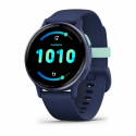 Garmin vívoactive 5 - Navy - smart watch with band - silicone - wrist size: 125-190 mm - display 1.2" - 4 GB - Bluetooth, Wi-Fi, ANT+ - 26 g
