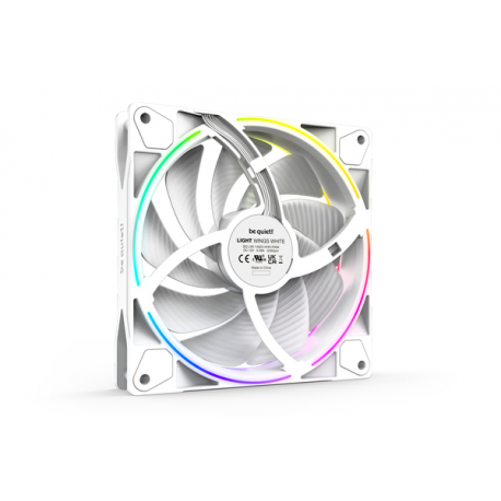 be quiet! Light Wings - Case fan - PWM - 140 mm - white (pack of 3) - 2