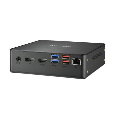 Shuttle XPC nano NC40U7 - Barebone - mini PC - 1 x Core i7 1255U  /  1.7 GHz - RAM 0 GB - UHD Graphics 620 - GigE - black - 7