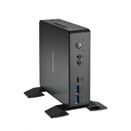 Shuttle XPC nano NC40U7 - Barebone - mini PC - 1 x Core i7 1255U  /  1.7 GHz - RAM 0 GB - UHD Graphics 620 - GigE - black - 10