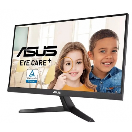 ASUS VY229Q - LED monitor - 22" (21.4" viewable) - 1920 x 1080 Full HD (1080p) @ 75 Hz - IPS - 250 cd / m² - 1000:1 - 1 ms - HDMI, DisplayPort - headset  /  speaker(s) - black - 2