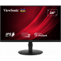 ViewSonic VG2408A - LED monitor - 24" (23.8" viewable) - 1920 x 1080 Full HD (1080p) @ 100 Hz - IPS - 250 cd / m² - 1300:1 - 5 ms - HDMI, VGA, DisplayPort - speakers