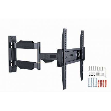 Gembird WM-55ST-02 - Mounting kit (wall mount) - full-motion - for LCD TV - premium - steel - screen size: 32"-55" - 7