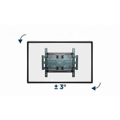 Gembird WM-80ST-01 - Mounting kit (wall mount) - for LCD TV - full motion - steel - screen size: 40"-80" - 4