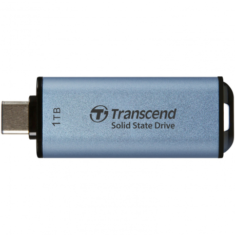 Transcend ESD300C - SSD - 1 TB - external (portable) - USB 3.2 Gen 2x1 (USB-C connector) - sky blue - 2