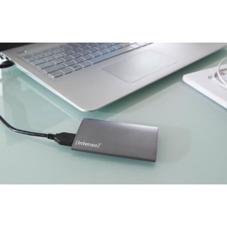 Intenso PREMIUM - SSD - 2 TB - external (portable) - 1.8" - USB 3.2 Gen 1x1 - anthracite - 1