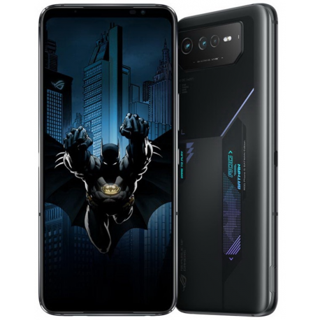 ASUS ROG Phone 6 - Batman Edition - 5G smartphone - dual-SIM - RAM 12 GB  /  Internal Memory 256 GB - OLED display - 6.78" - 2448 x 1080 pixels (165 Hz) - 3x rear cameras 50 MP, 13 MP, 5 MP - front camera 12 MP - night black - 0
