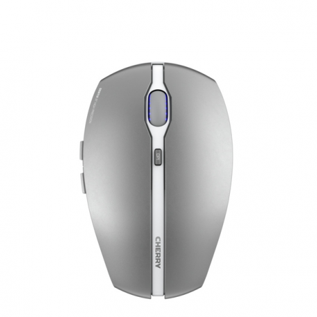 CHERRY GENTIX BT - Mouse - optical - 7 buttons - wireless - Bluetooth 4.0 - frosted silver - 0