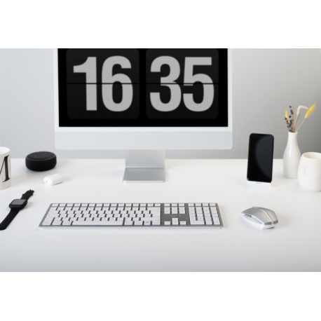 CHERRY GENTIX BT - Mouse - optical - 7 buttons - wireless - Bluetooth 4.0 - frosted silver - 4