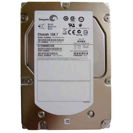 Seagate Cheetah 15K ST3300657SS - Hard drive - 300 GB - internal - 3.5" - SAS 6Gb/s - 15000 rpm - buffer: 16 MB - 0