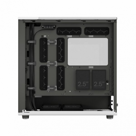 Fractal Design North XL - Tower - extended ATX - windowed side panel (tempered glass) - no power supply (ATX) - chalk white - USB / Audio / Mic - 3