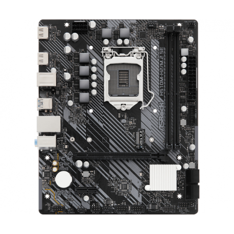 ASRock H510M-H2 / M.2 SE - Motherboard - micro ATX - LGA1200 Socket - H510 Chipset - USB 3.2 Gen 1 - Gigabit LAN - onboard graphics (CPU required) - HD Audio (8-channel) - 2