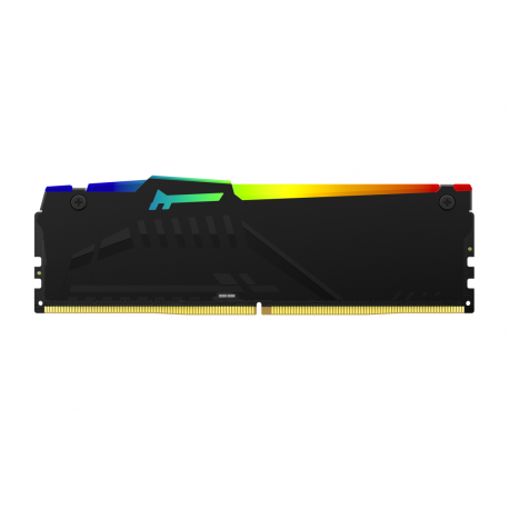 Kingston FURY Beast RGB - DDR5 - module - 32 GB - DIMM 288-pin - 6000 MHz  /  PC5-48000 - CL30 - 1.4 V - unbuffered - on-die ECC - black - 4