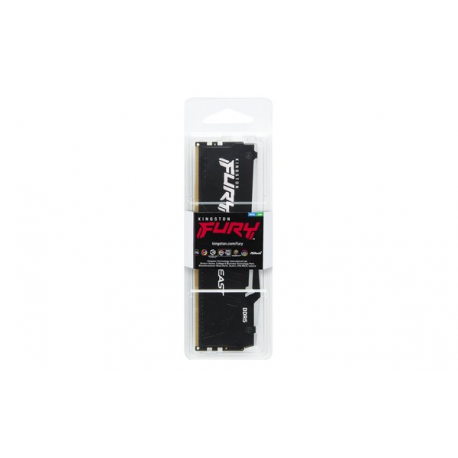 Kingston FURY Beast RGB - DDR5 - module - 16 GB - DIMM 288-pin - 6000 MHz  /  PC5-48000 - CL30 - 1.4 V - unbuffered - on-die ECC - black - 23