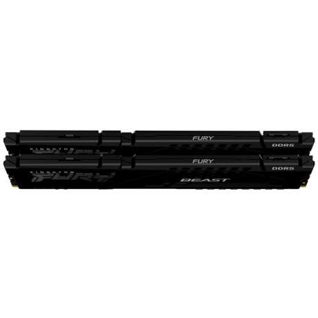 Kingston FURY Beast - DDR5 - kit - 16 GB: 2 x 8 GB - DIMM 288-pin - 6000 MHz  /  PC5-48000 - CL30 - 1.4 V - unbuffered - on-die ECC - black - 6
