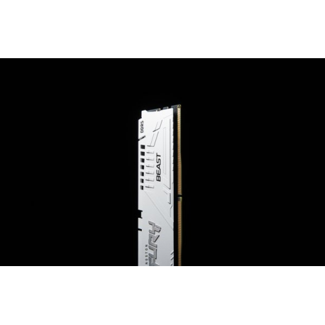 Kingston FURY Beast - DDR5 - module - 16 GB - DIMM 288-pin - 6000 MHz  /  PC5-48000 - CL30 - 1.4 V - unbuffered - on-die ECC - white - 4