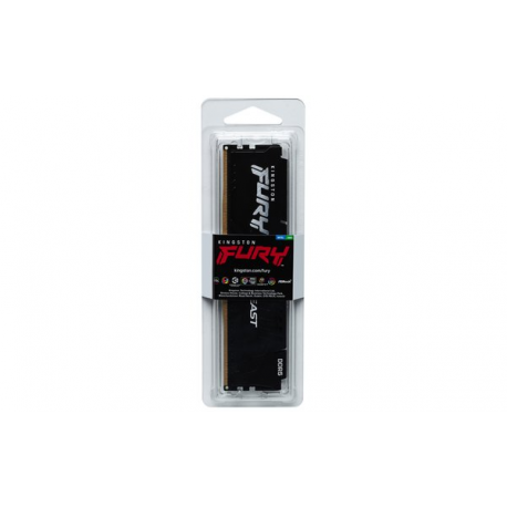 Kingston FURY Beast - DDR5 - module - 16 GB - DIMM 288-pin - 6400 MHz  /  PC5-51200 - CL32 - 1.4 V - unbuffered - on-die ECC - black - 7