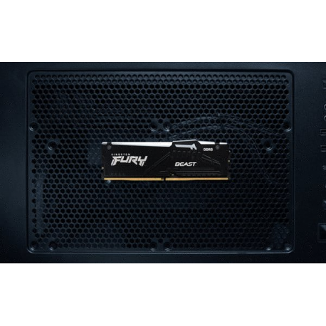Kingston FURY Beast RGB - DDR5 - kit - 64 GB: 2 x 32 GB - DIMM 288-pin - 6400 MHz / PC5-51200 - CL32 - 1.4 V - unbuffered - on-die ECC - black - 12