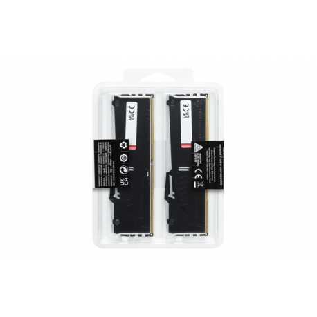 Kingston FURY Beast RGB - DDR5 - kit - 64 GB: 2 x 32 GB - DIMM 288-pin - 6400 MHz / PC5-51200 - CL32 - 1.4 V - unbuffered - on-die ECC - black - 28