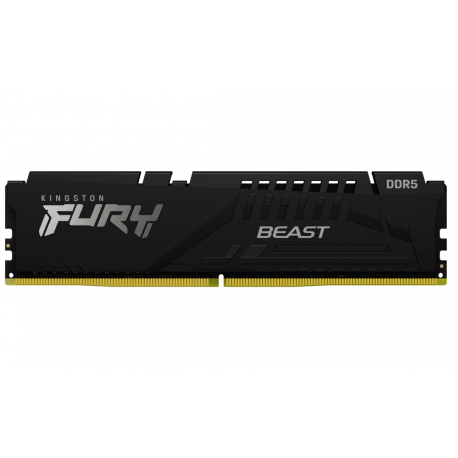Kingston FURY Beast - DDR5 - module - 16 GB - DIMM 288-pin - 6800 MHz  /  PC5-54400 - CL34 - 1.4 V - unbuffered - on-die ECC - black - 1