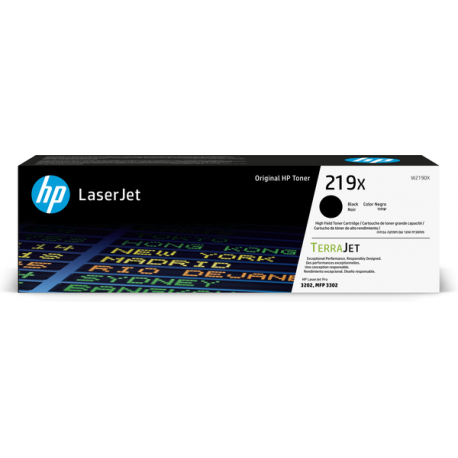 HP 219X - High Yield - black - original - LaserJet - toner cartridge (W2190X) - 2
