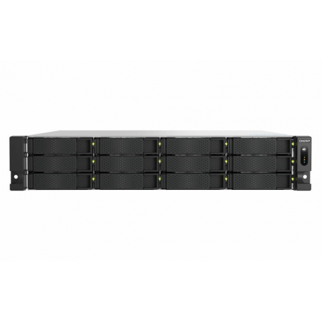 QNAP TS-H1277AXU-RP - NAS server - 12 bays - rack-mountable - SATA 6Gb / s - RAID RAID 0, 1, 5, 6, 10, 50, JBOD, 60 - RAM 32 GB - 2.5 Gigabit Ethernet  /  10 Gigabit Ethernet - iSCSI support - 2U - 0