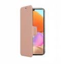 Screenor Clever - Flip cover for mobile phone - eco-leather, thermoplastic polyurethane (TPU) - rose - for Samsung Galaxy A25