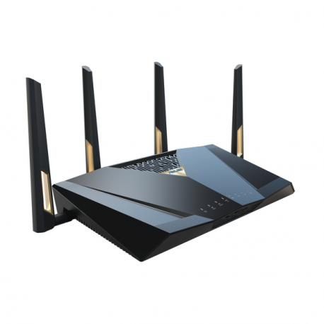 ASUS RT-BE88U - - wireless router - 9-port switch - 1GbE, 2.5GbE - WAN ports: 3 - Wi-Fi 7 - Dual Band - 8
