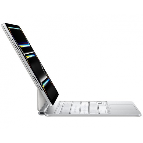 Apple Magic Keyboard - Keyboard and folio case - with trackpad - backlit - Apple Smart connector - Swedish - white - 3