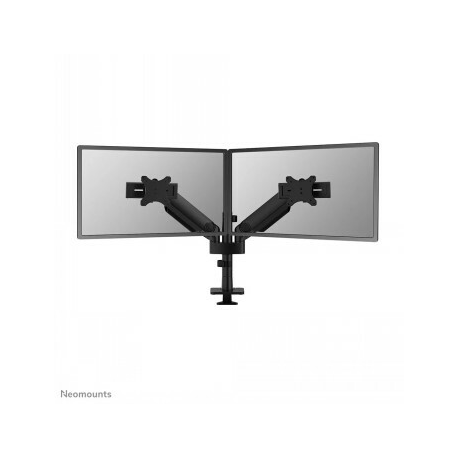Neomounts NEXT One DS65S-950BL2 - Mounting kit (articulating arm) - full-motion - for 2 LCD displays - aluminium - black - screen size: 24"-34" - desk-mountable - 0
