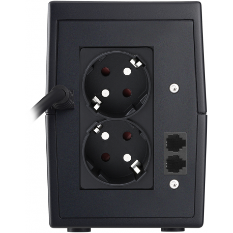 PowerWalker VI 650 SE - UPS - AC 220/230/240 V - 360 Watt - 600 VA - 7 Ah - USB - output connectors: 2 - black - 14