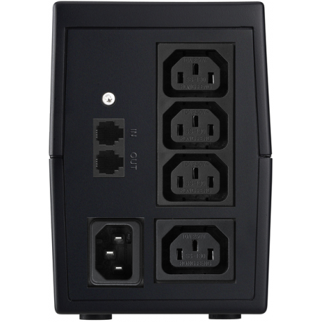 PowerWalker VI 850 IEC - UPS - AC 220 / 230 / 240 V - 480 Watt - 850 VA - 9 Ah - USB - output connectors: 4 - black - 4