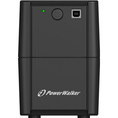 PowerWalker VI 850 IEC - UPS - AC 220 / 230 / 240 V - 480 Watt - 850 VA - 9 Ah - USB - output connectors: 4 - black - 5