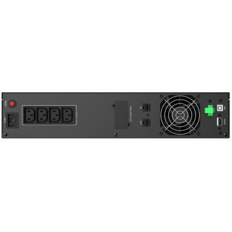 PowerWalker VI 1200 RLE - UPS (rack-mountable) - AC 230 V - 720 Watt - 1200 VA - 7.2 Ah - RS-232, USB - output connectors: 4 - 3