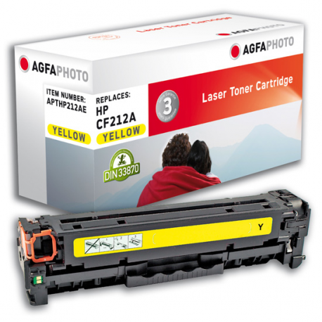AgfaPhoto - Yellow - compatible - toner cartridge - for Canon i-SENSYS LBP7110, MF623, MF628, MF8230, MF8280; HP LaserJet Pro 200 M251, MFP M276 - 0