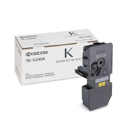 Kyocera TK 5240K - Black - original - toner cartridge - for ECOSYS M5526, P5026 - 3
