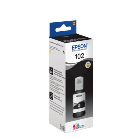 Epson 102 - 127 ml - black - original - ink tank - for EcoTank ET-15000, 2750, 2751, 2756, 2850, 2851, 2856, 3850, 4750, 4850, 4856 - 5