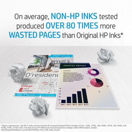 HP 364 - black - original - ink cartridge - 18
