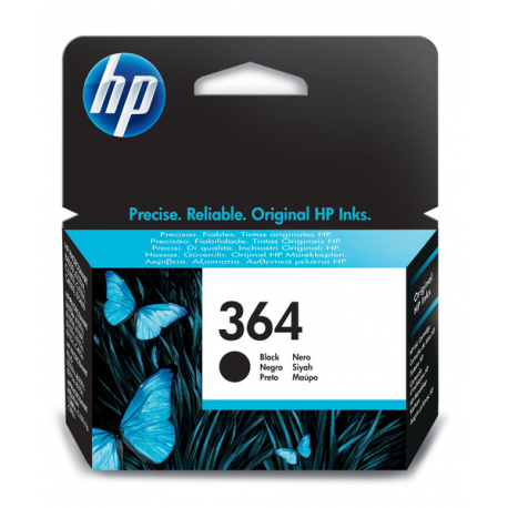 HP 364 - black - original - ink cartridge - 27