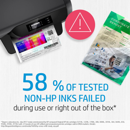HP 364 - black - original - ink cartridge - 28